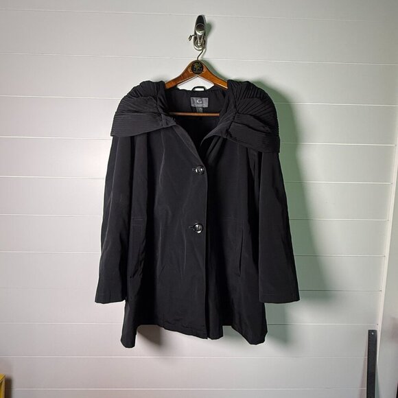 Gallery Coat, Black Large Petite NWOT - Picture 1 of 12
